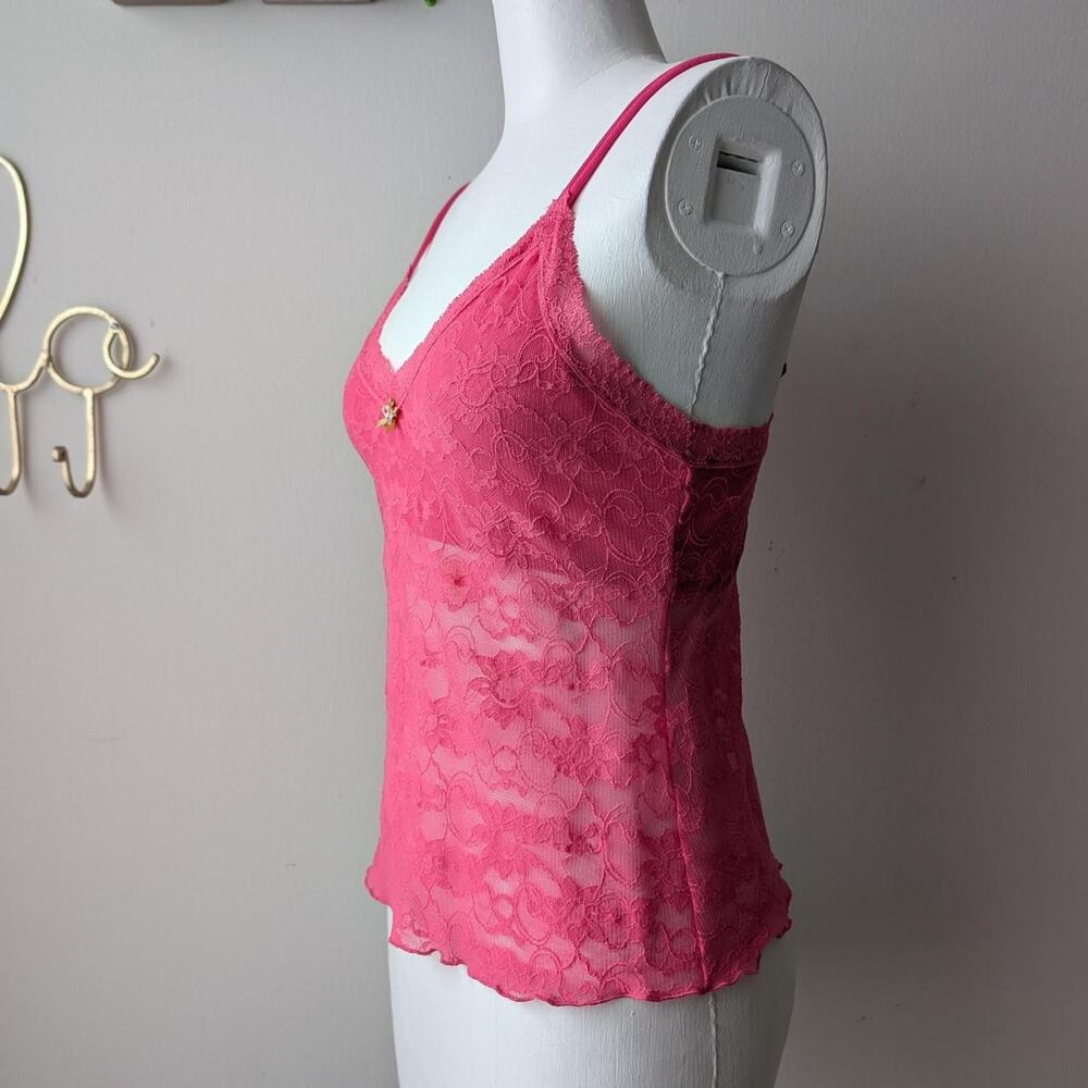 victoria's secret y2k angels stretch lace tank top - Picture 4 of 9